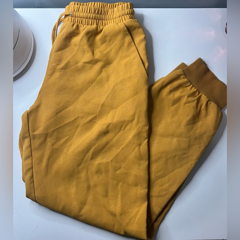 Yellowish - orange sweatpants